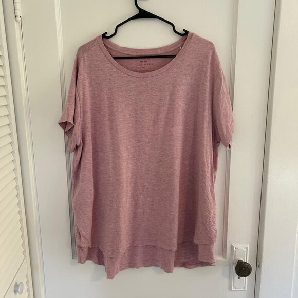 Little Sleepies Heather Mauve Women's Nursing Top, XXL - Picture 3 of 3